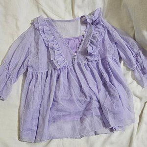 YesStyle Lilac Top w/ Camisole